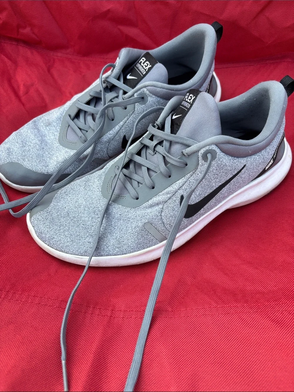 Nike Gray and Black Running Sneakers